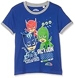 Single Jersey PJ Masks Jungen 7005 T-Shirt, Dunkelblau, 104