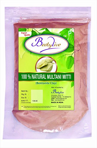 100% Natural Multani Mitti (FULLERS EARTH) Powder to REMOVE SUN TAN NATURALLY by Natural Healthplus Care (1/2 lb / 8 ounces / 227 g)