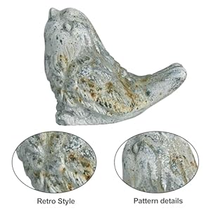 Outdoor Bird Statues Bird Decor Figurines for Home Cement Bird Sculpture for Patio Yard Lawn Ornament, 2style/Set,Indoor Outdoor Stone Bird Decorations Statue Outdoor Bird Statues Bird Decor Figurines for Home Cement Bird Sculpture for Patio Yard Lawn Ornament 2styleSetIndoor Outdoor Stone Bird Decorations Statue