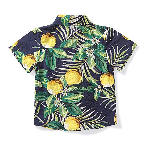 Phorecys Kids Big Boys Hawaiian Shirts Tropical Tops Button Down Short Sleeve Aloha Shirts2