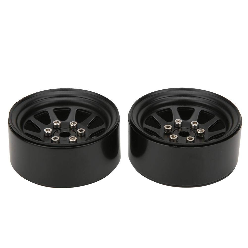 Llantas RC, Cubos de Aleación Beadlock, Diseño Deportivo, Ligero y Resistente, para Vehículos RC de Escalada, Off-Road y Competición