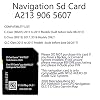 Navigation SD Card Map Compatible with Mercedes Garm./Pilot, C-Class E-Class GLC.Version 14.0 (MAP 14.0) ONLY BE Used in The Audio 20 (Code 522) NTG Sync USA/Can/Mex