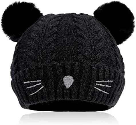 Bienvenu Baby Toddler Infant Boy Girl Winter Beanie Hat, Cat Embr...