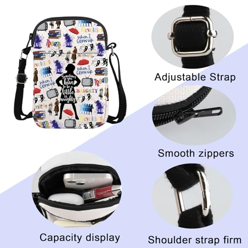 ENSIANTH Musical Theatre Lover Crossbody Bag Musical Fans Gift Actor Actress -Comedy Theatre Gift (naughty CB)4