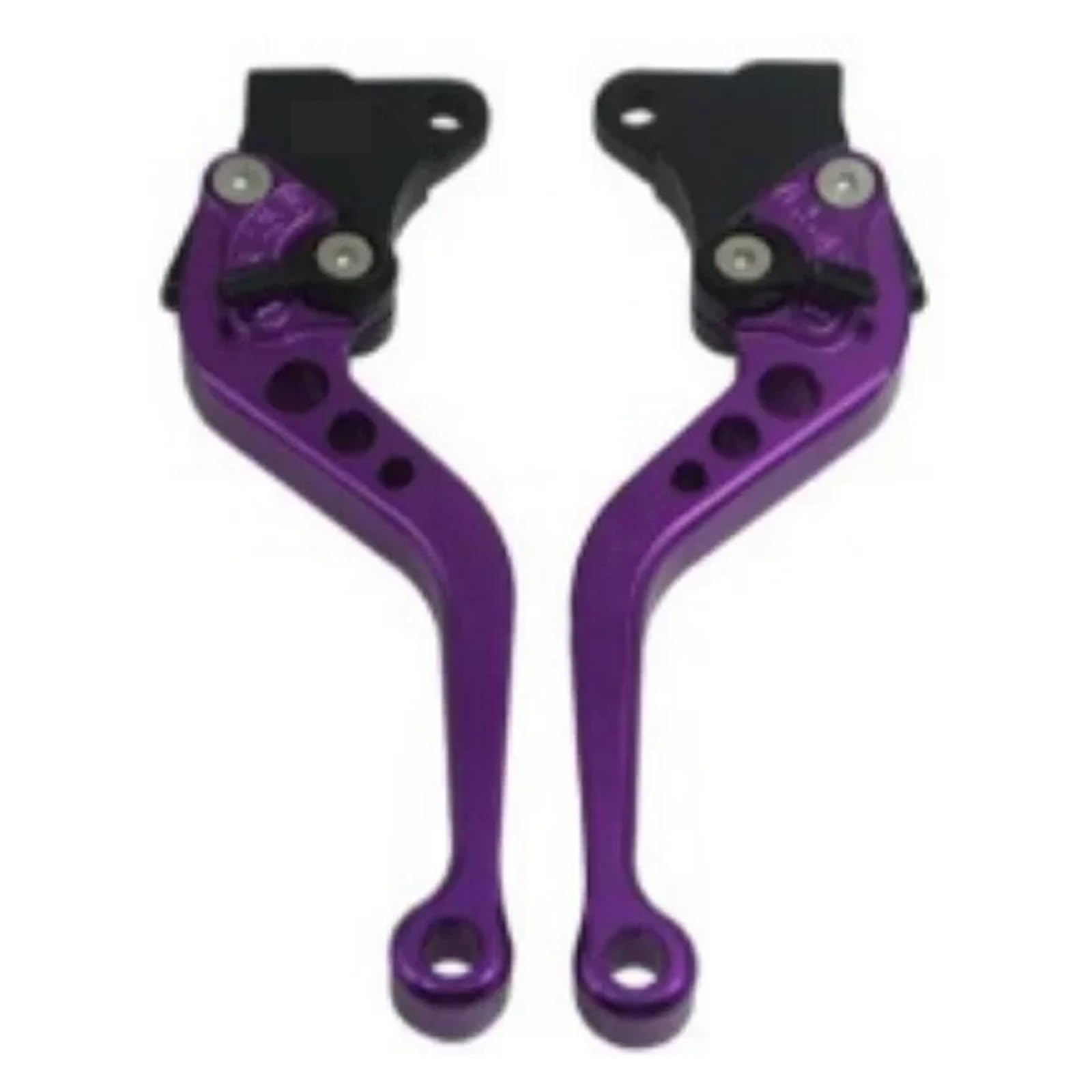 Cfdrstaz Purple Motorcycle Brake Handle Motorbike Modification Cnc Clutch Drum Brake Lever Handle Adjustable Handlebar Set Compatible With Cg125(Purple)
