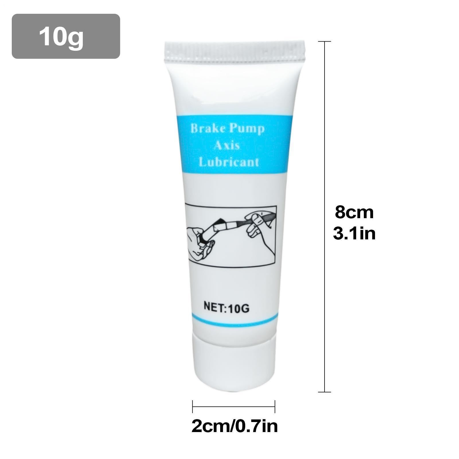 Lubrifiant pour freins - Graisse pour freins | Graisse pour axe de guidage d'étrier de frein | Lubrifiant résistant à la chaleur Pièces de frein Goupille de guidage de cylindre | Pâte de Protection A