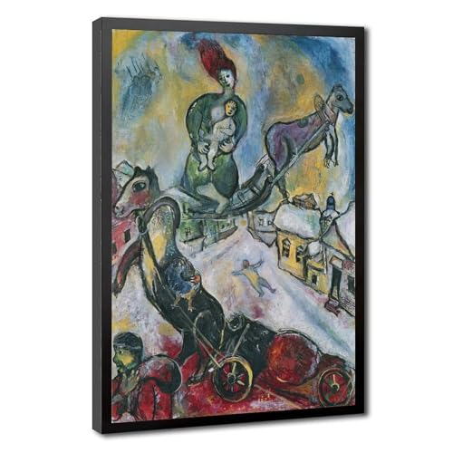 Tableau Marc Chagall The War pour illuminer votre salon avec une toile murale suspendue
