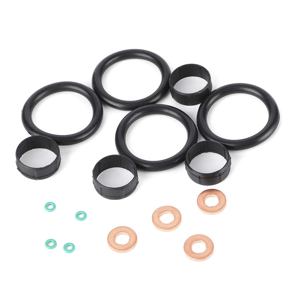 Kit guarnizioni iniettori carburante Rondella O-ring di ricambio adatto per Nemo Xsara C1 C2 C3 198196 (1 confezione)