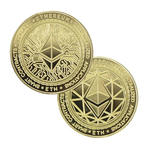 Ethereum Classic Blockchain Crypto Gold Plated Coin - Image 5