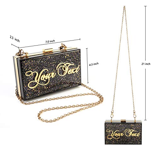 Godeagle Women Acrylic Customized Evening Clutch Bag For Party And Events #TOP3