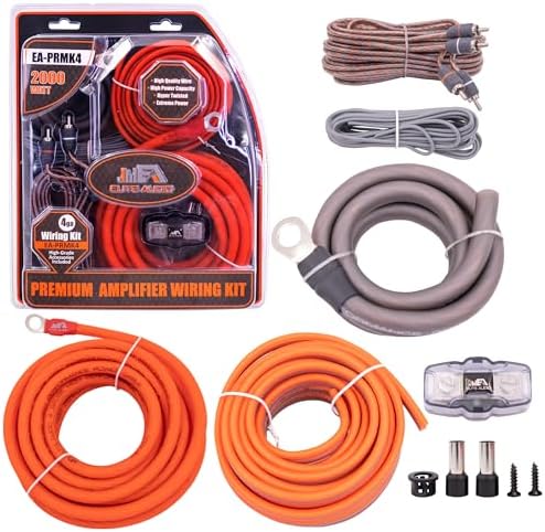 Amazon: Surge Series Amplifier Installation Wiring Kit - 4 Gauge