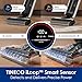 Tineco Floor ONE S5 Smart Cordless Wet Dry Vacuum Cleaner and Mop for Hard Floors, Digital Display, Long Run Time, Great for Sticky Messes and Pet Hair, Space-Saving Design, Blue