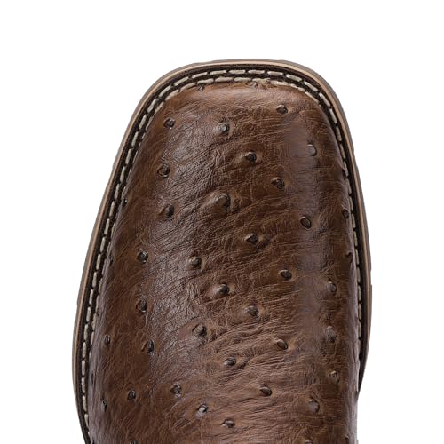 Image of Cowboy Boots For Men - Western Boot Men's Cowboy Boots With Square Toe | Cowboy Western Boot | Pull-on Boots| Old West Style Embroidered