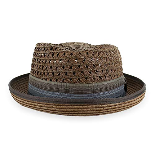 Sombrero Fedora Trilby de Paja Porkpie Belfry Hombre Mujer miniatura 4