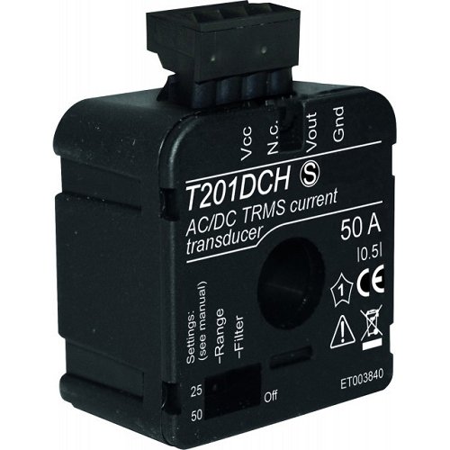 AC/DC contactless TRMS Current transducer T201DCH, Current Measurement up to 50 ADC or 50Aac.