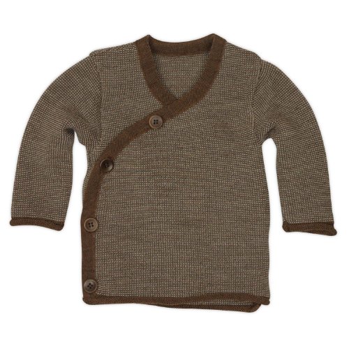Preisvergleich Produktbild Disana 32502XX - Melange-Jacke Wolle blau, Haselnuss, 50 / 56