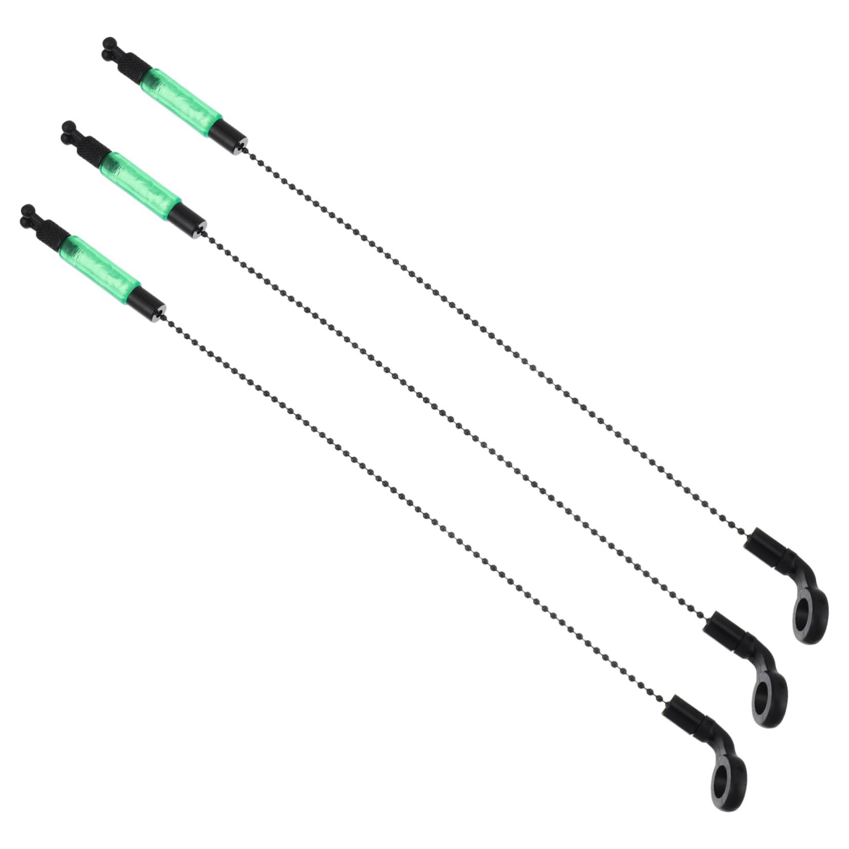 FOYTOKI 3pcs Fishing Alarm Components Iron Material Bite Indicator Spinners for Carp Fishing