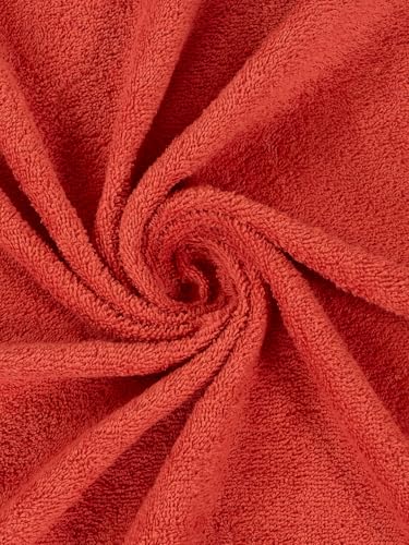 Image of Monte Carlo Essential 100% Cotton Bath Towel | 380 GSM Lightweight & Quick Dry | Soft Absorbent Compact Towel 60x120 cm | Bathroom Towel for Gym, Travel & Daily Use (Jazz) | Rhododendron