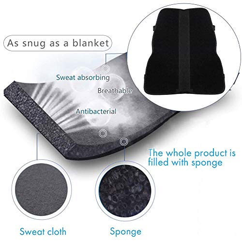 TODDOBRA 3-Panel Knee Immobilizer Full Leg Support Brace, Aluminum alloy Straight Knee Splint - for Knee Pre-and Postoperative & Injury or Surgery Recovery (Update Size M)