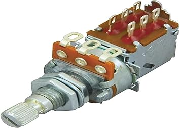 DiMarzio DEP1201PP 500k logarithmic push/pull potentiometer