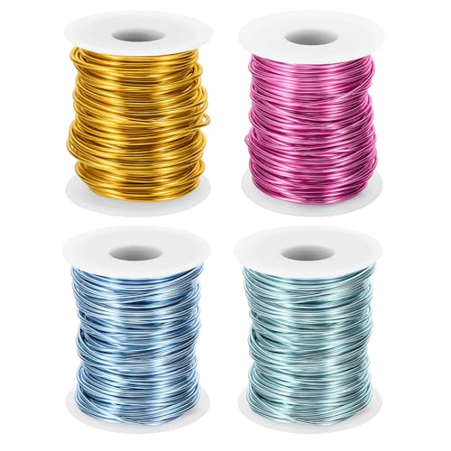 Alambre de aluminio PATIKIL blando de 1,5mm para modelar figuras sin que se rompa