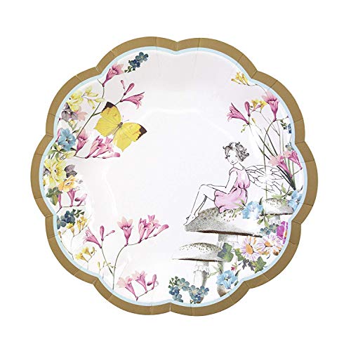 Talking Tables Truly Fairy Paper Plate With Fairy Design For A Tea Party Or Birthday, Multicolor (24 Pack) #TOP2