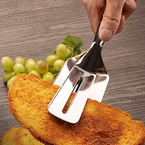 Kochzange Küchenzange zum Braten, Kochen, Grillen von Brot, Silber, Greifen ist Nicht leicht abzurutschen