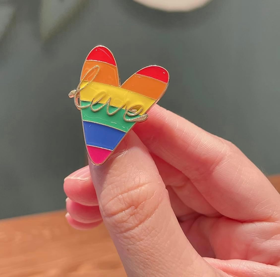 Rainbow Enamel Pin Set - Set of 17, Love is Love, Rainbow Flags, Hearts and More - LGBTQ+ Supporting, Great for Pride Month, Jackets, Bags and Gifts