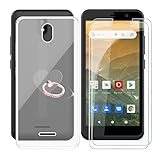 [Película protectora de vidrio]: El diseño de la película protectora de pantalla de vidrio templado está diseñado para Vodafone Smart E11 (4.95pulgadas). Tecnología de acero, materiales de alta calidad, dureza de hasta 9H