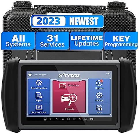 XTOOL InPlus IP616 Diagnostic Tool with 31 Services, Lifetime Updates, 2023 Newest Car Scanner, Key Programming, CAN FD, All Systems Diagnoses, ABS Bleeding, Oil Reset, EPB, DPF, SAS, BMS, Throttle