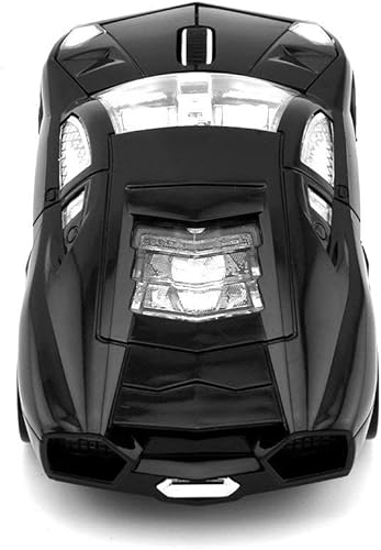 Miniatura 4 de Ratón inalámbrico 3D para coche deportivo Ratón óptico para computadora, mouse ergonómico para computadora portátil de escritorio para LBJN