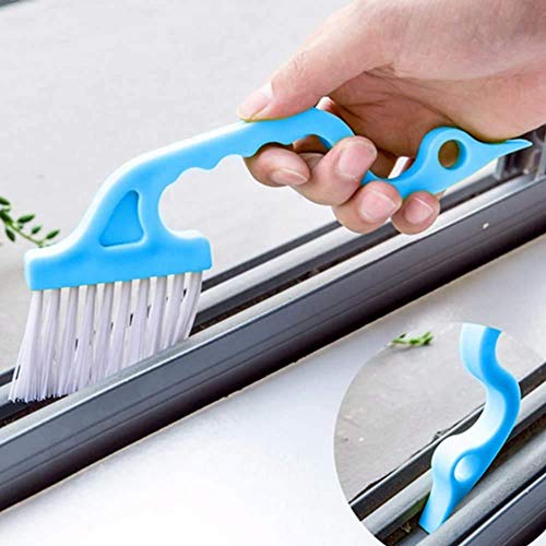 Bestylez Window Cleaning Brush, 8 Pcs Household Deep Cleaning Tool Kit for Groove, Track, Sill, Gap, Baseboard, Blinds, Kitchen Surface, Bathroom/Shower, Floor, Tub/Bottle etc (8) - Thumbnail 5