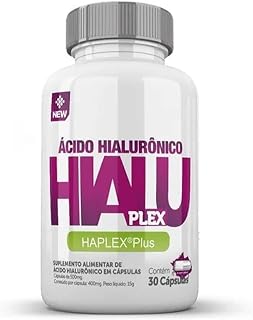 Ácido Hialurônico HAPLEX PLUS 80mg - HIALU PLEX 30 Cápsulas, Nutrends