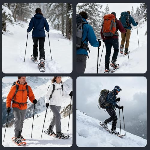 2/4 Pcs Snowshoe Straps Replacement Kit, 12"/18" Adjustable Ski Boot Wraps Ties for MSR Classic Snowshoe Straps,Ski Boot Binding Accessories (2, 12inch)
