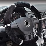 【PREMIUM QUALITÄT】Hergestellt aus Plüsch Lammfell Leder, strapazierfähig, weich, ohne Methanol und umweltfreundlich;