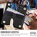 Konstreet for Samsung Galaxy Z Fold 7 Case with Credit Card Holder S Pen Holder and Cash Slot Fashion Design Luxury Business Retro Leather Magnetic Closure Cover- Black