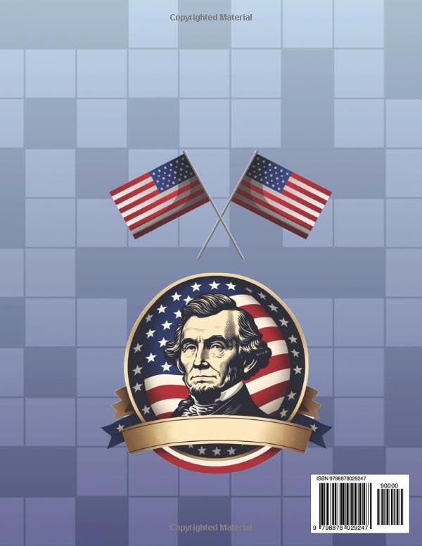 US Presidents Puzzle Book: Large Print Crossword Puzzles: 46 United States President Games and Activities for Adults and Seniors, Kids, Students: ... Figures George Washington to Joe Biden - Image 2