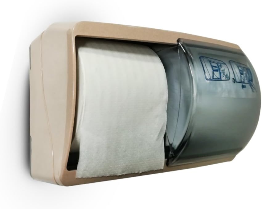 QTS ITALY 4030/DL-DR Horizontal Double Toilet Roll Dispenser