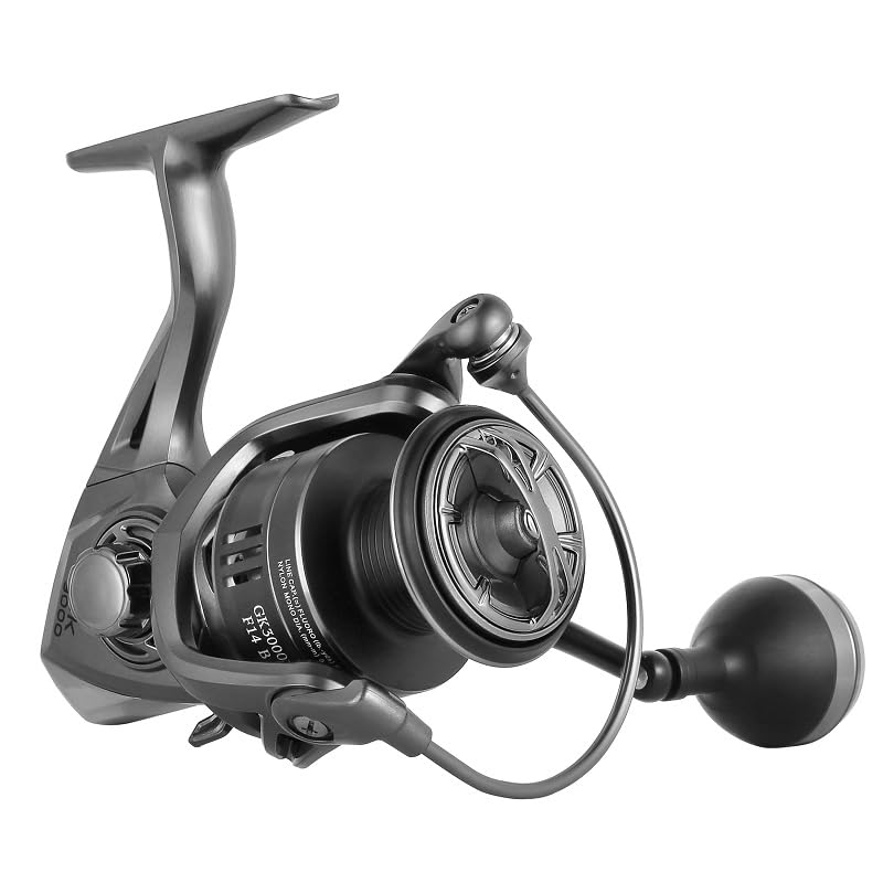 Rikimaru Spinning Fishing Reels 13+1BB Stainless Steel Alloy Material Ultra Smooth Powerful Light Weight GK Serie