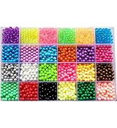 Vytung Set De Recharge Perles D'eau – 4000 Perles En 28 Couleurs – 389 Motifs – Kit Non Toxique Avec Accessoires – DIY Pour Enfants Dès 4 Ans