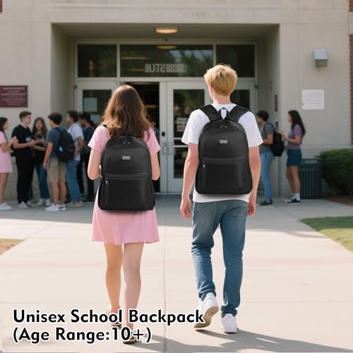 AOTIAN 17-Inch Backpack for Adult, Durable Lightweight Bookbag for Boys & Girls, Daypack for College, Work, Travel & Hiking2