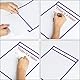 XLKJ 10 Stück Dry Erase Taschen, Reusable Dry Erase Pockets, Trocken Abwischbare Taschen Wiederverwendbar für Schul, Büro, Haushalts- und Schulbedarf Bunte 25,5 x 35,5 cm