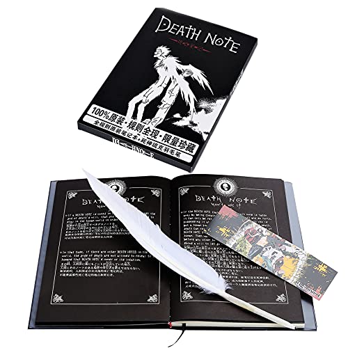 Death Note - Cuaderno con plumas, diseño de anime