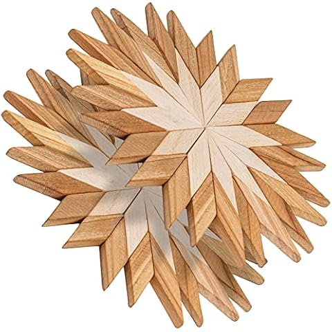 Natural Teapot Wood Trivets for Hot Dishes Set Sturdy 8,5'', Pots and Pans - 2 Eco Friendly Hot Pads for Kitchen Counter - Round Coffee Pot Holders Stand Dining Table Decor, Hot Plates to Protect Cover