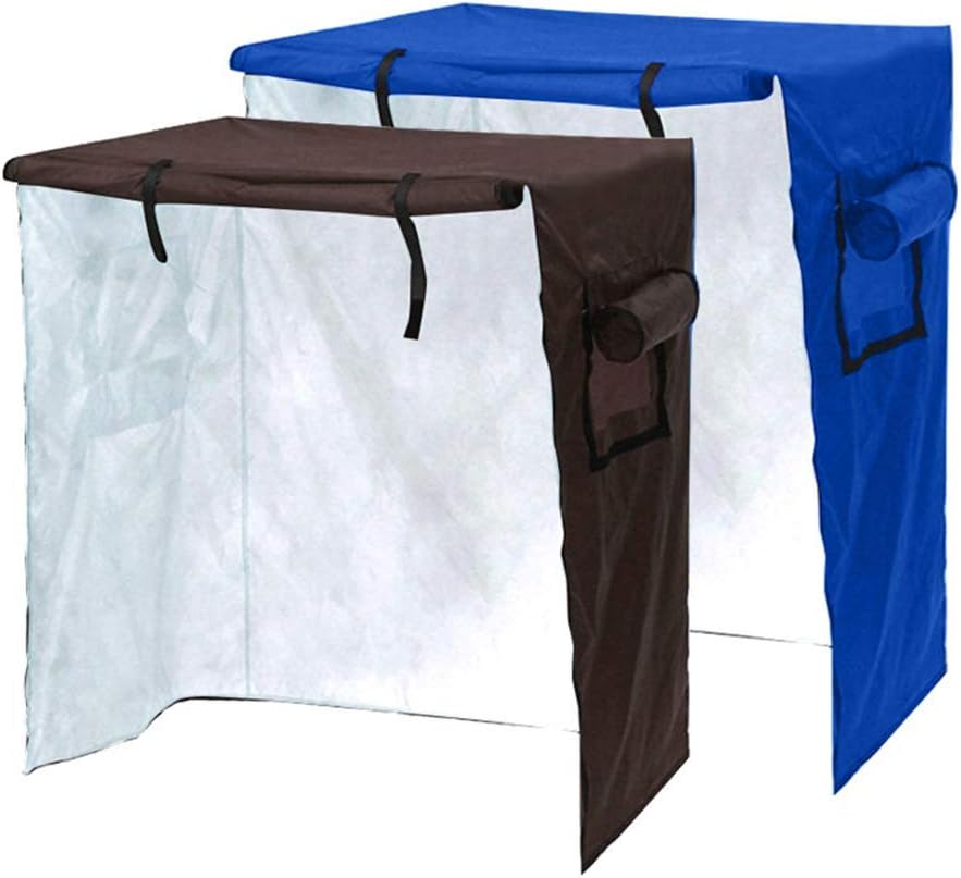 Universal Sunshade Bird Cage Covers Breathable Dusoof Parrot Nests Light Proof Supplies Outdoor Bird Cage Cover Animal Canopy Household Dust (Blue)