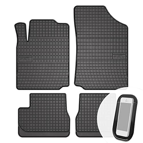 Gummimatten Auto Fußmatten Gummi Automatten Passgenau 4-teilig Set - passend für Citroen C2 C3 I...