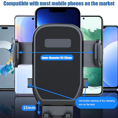 Support de téléphone portable étendu avec base gobelet ajustable 360° - 2