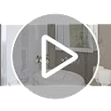 Design House Kenna Round Wall Accent Mirror – 28-Inch, Modern Metal Framed – Living Room, Bedroom, Bathroom Vanity Mirror – Gold – 2-Pack, 590026