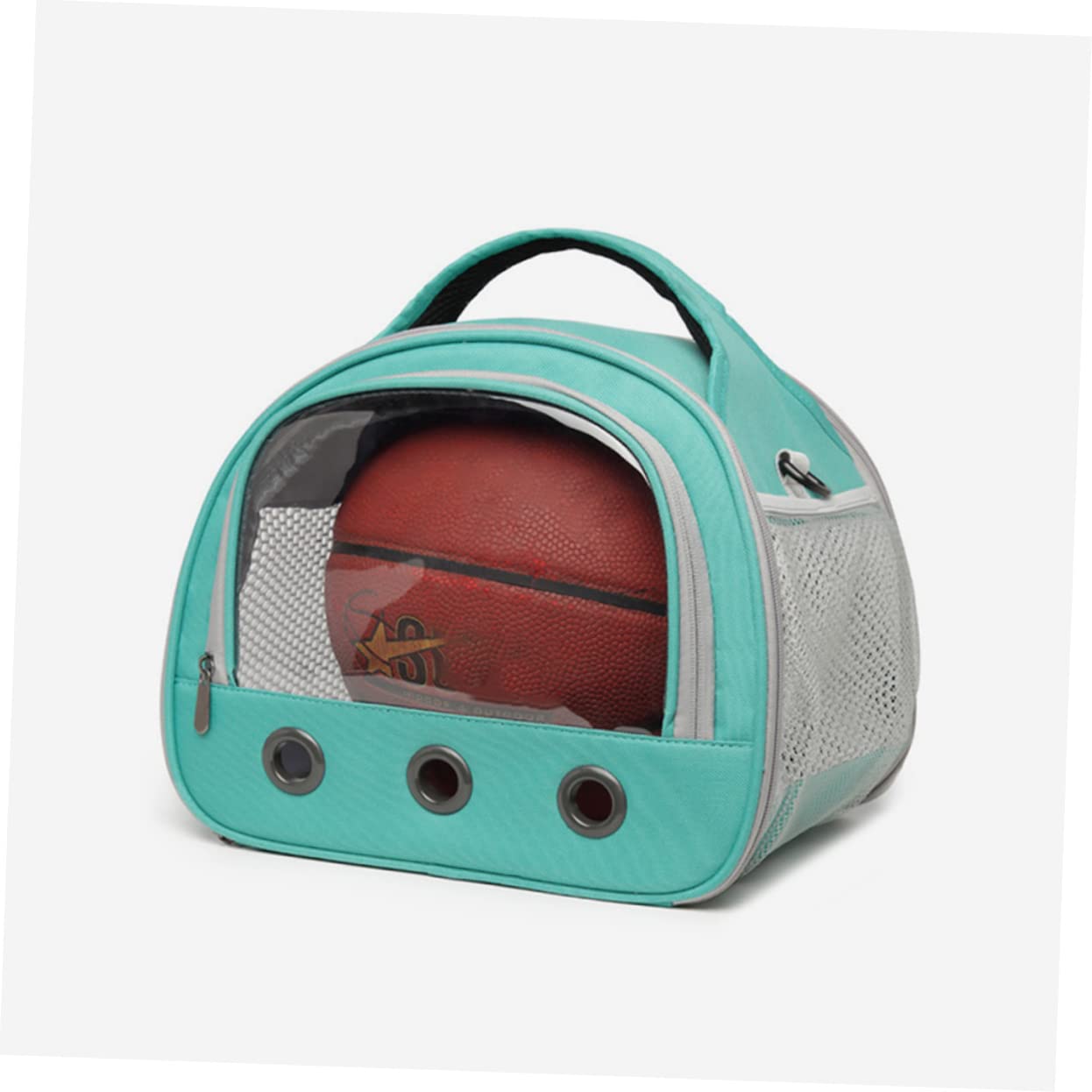 FRCOLOR Hamster Tragetasche Atmungsaktiv mit Transparentem Fenster Abriebfestes Netzmaterial Tragbare Kleintier Reisetasche für Meerschweinchen und Ratten Outdoor Kleintier Transportbox