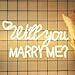 Willst du Mich Heiraten Neon Schild, LED Warm Wei&szlig;er Marry Me Hochzeits Neon Sign f&uuml;r Wand Deko, Dimmbare Neonlichter USB Power f&uuml;r Haus Hochzeit Vorschlag Engagement f&uuml;r M&auml;dchen Frauen Geschenk